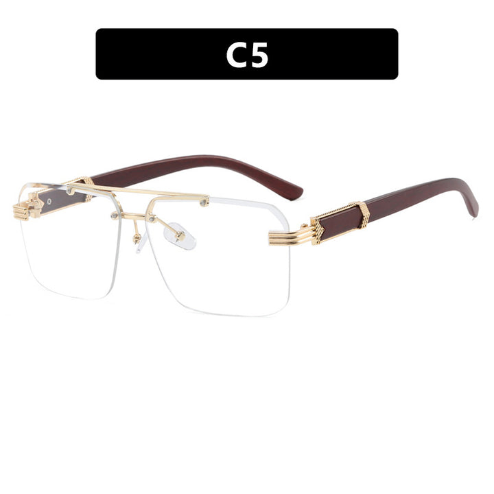 Women's geometric oversized sunglasses with trendy design and luxurious accents Bowlift