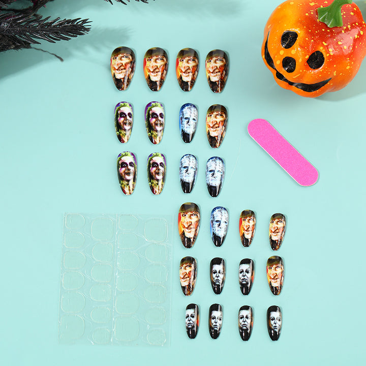 Creative Halloween Art Nails Set Bowlift