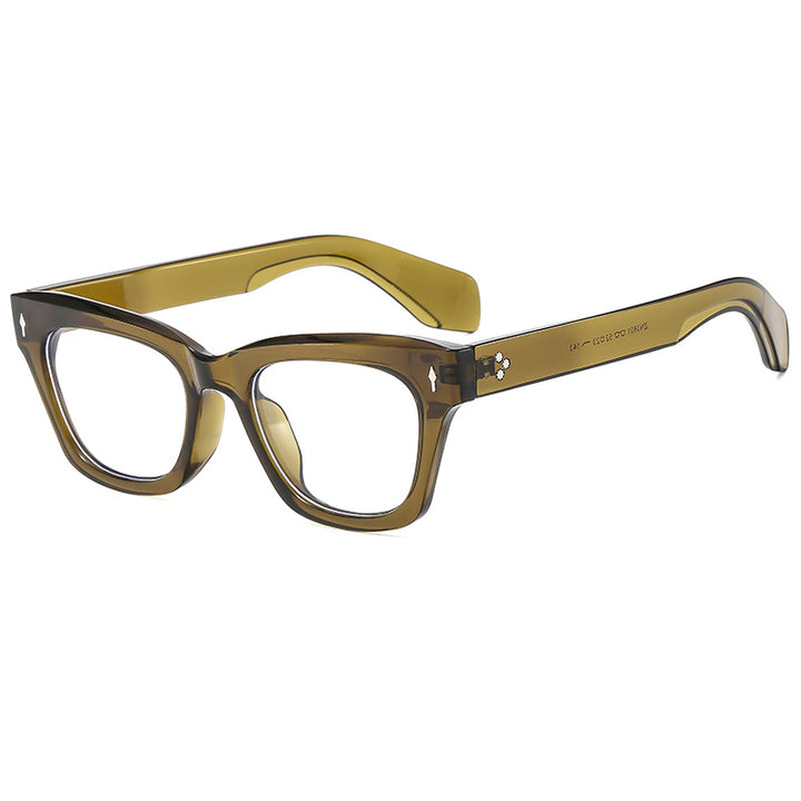 Women Cat-Eye Sunglasses with modern, transparent frame and UV protection Bowlift