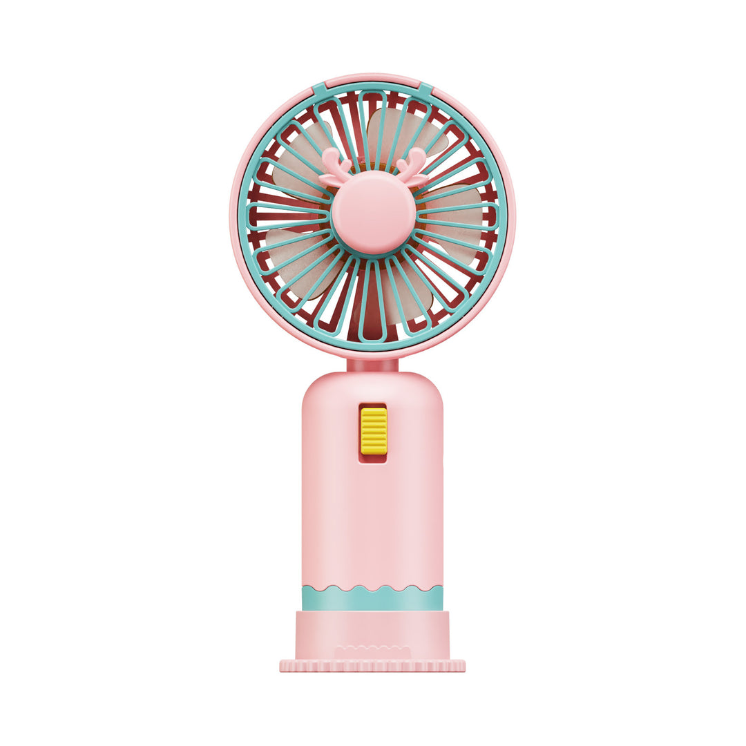 Unisex Portable Mini Fan with Ergonomic Design and USB Connection Bowlift