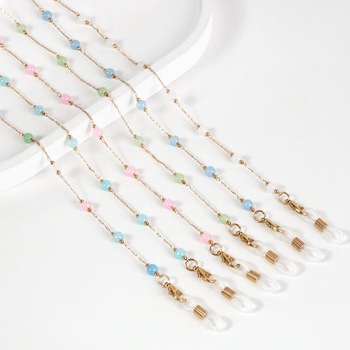 Elegant Beaded Glasses Chain Bowlift