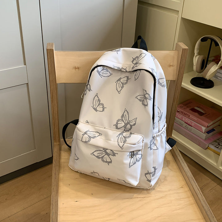 Artistic Butterfly Print Backpack