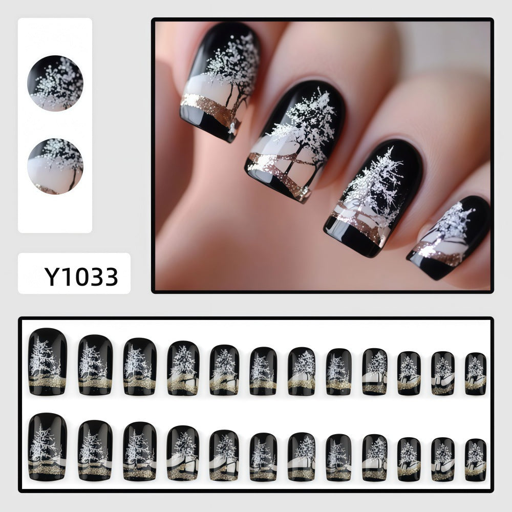Artificial Nails in Modern Tribal Design Bowlift
