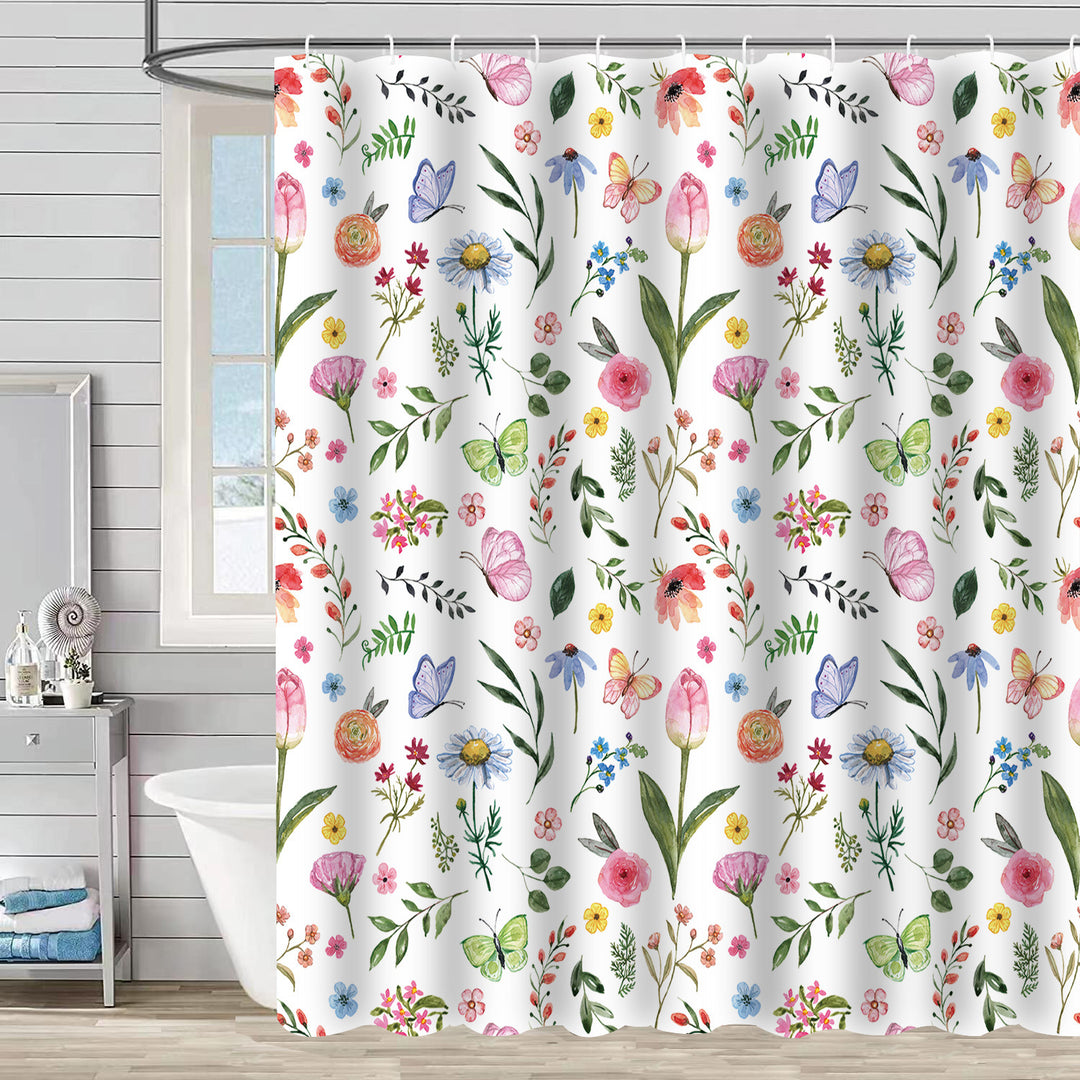 Botanical Garden Shower Curtain Bowlift