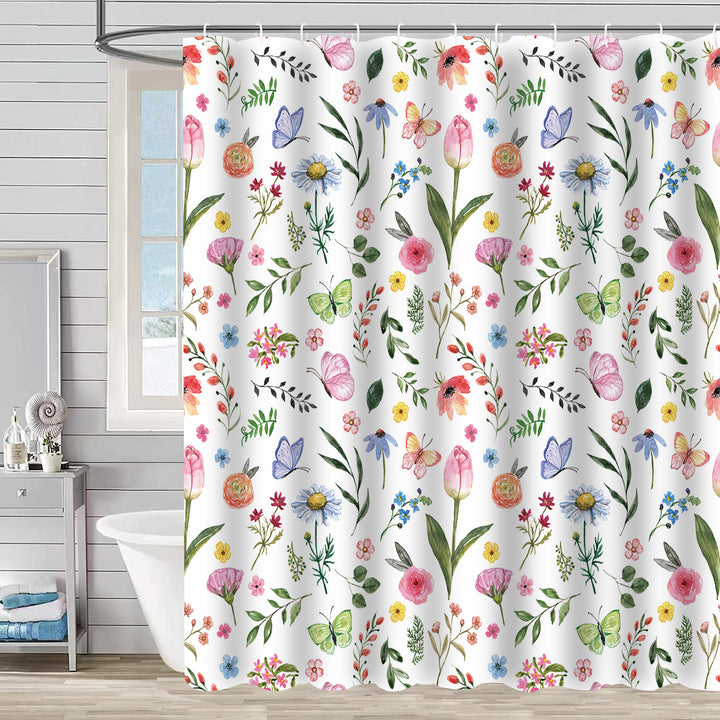 Botanical Garden Shower Curtain Bowlift