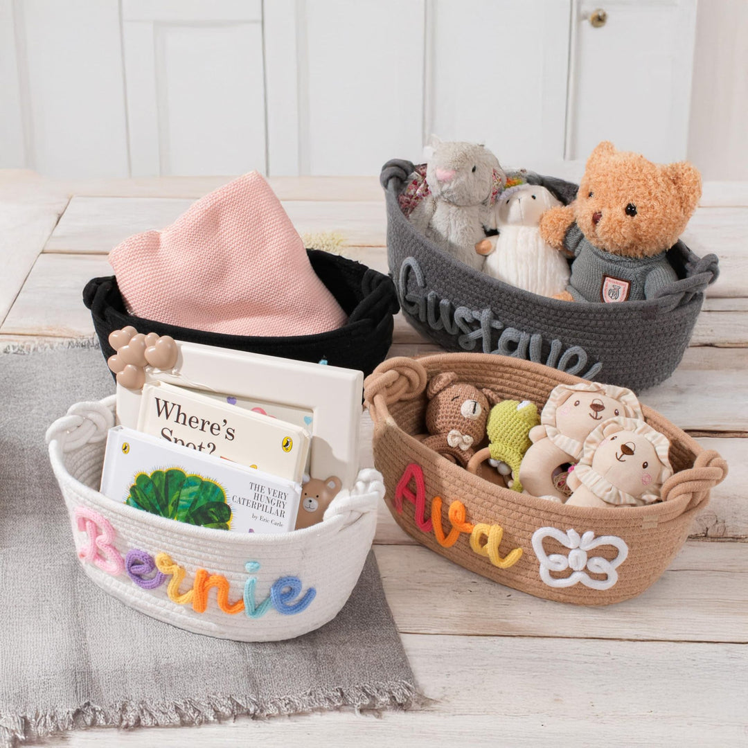 Playful Storage Basket in Bunny Design Bowlift
