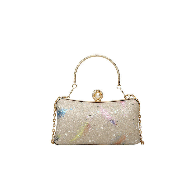 Glittery Evening Clutch Bag Bowlift