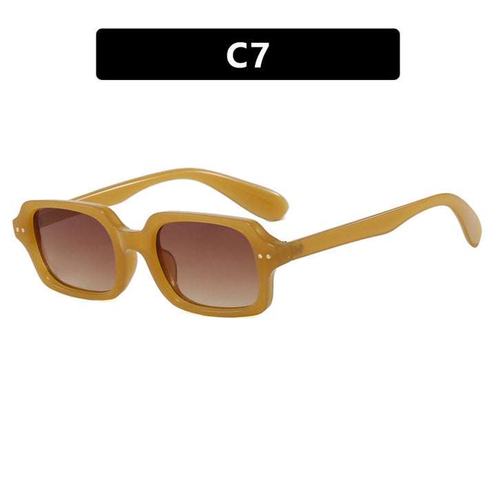 Ladies stylish square sunglasses with striking accents Bowlift
