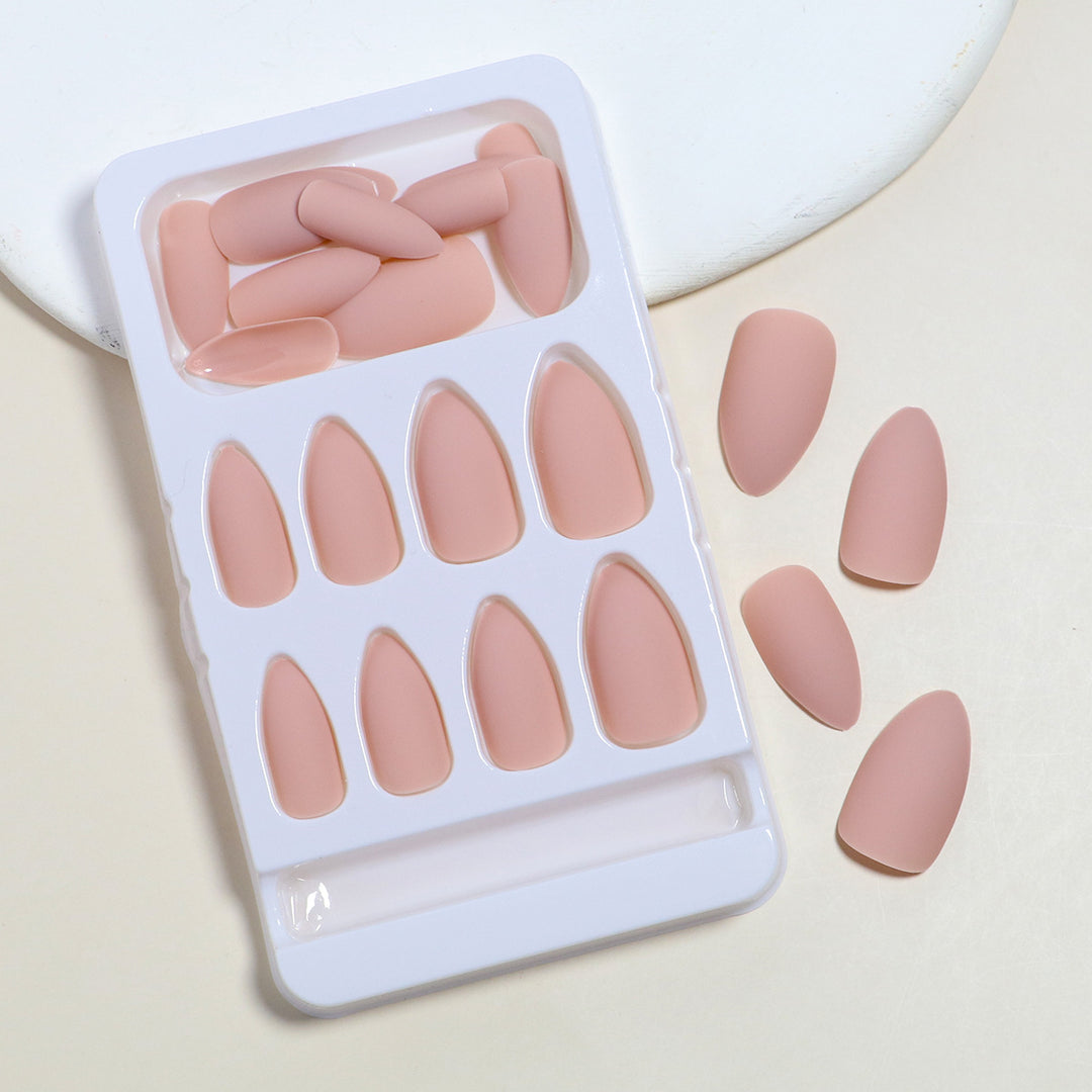 Professional Almond-Shaped Press-On Nail Tips Bowlift