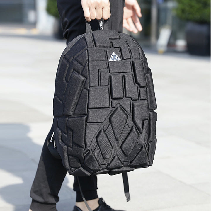 Stylish Textured Backpack Bowlift