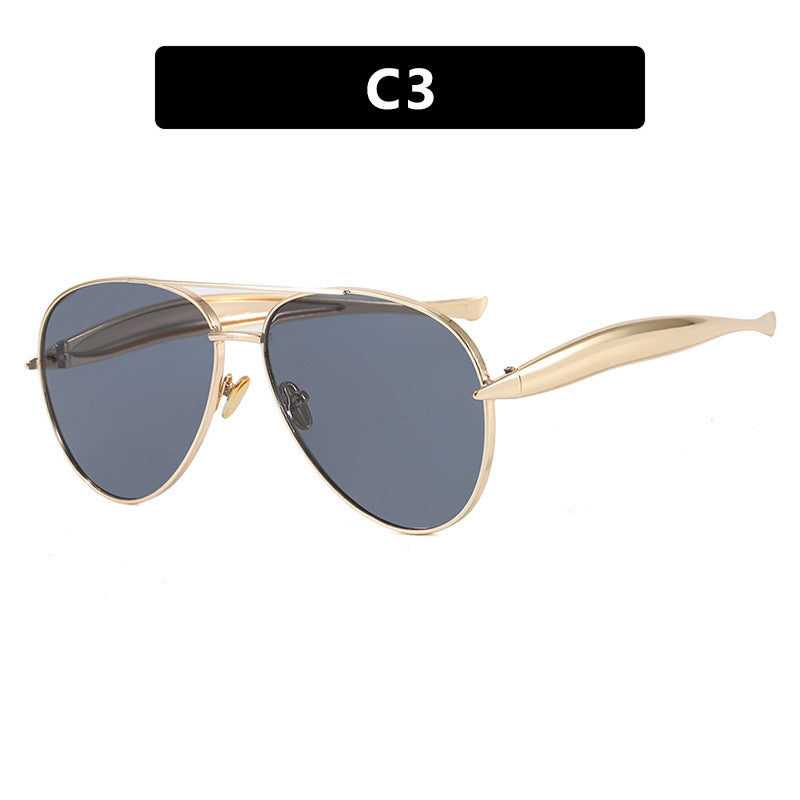 Women's pilot sunglasses with elegant accents and protective UV filter Bowlift
