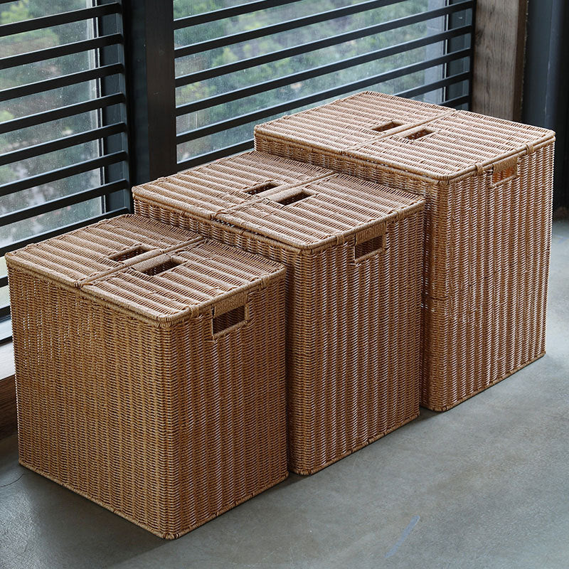 Handcrafted Woven Storage Chest Bowlift