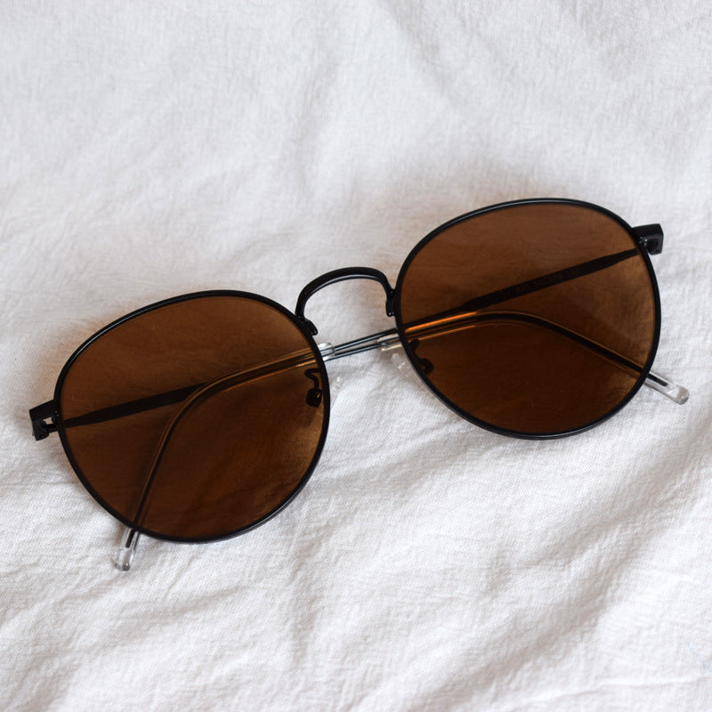 Oversized Round Frame Sunglasses Bowlift