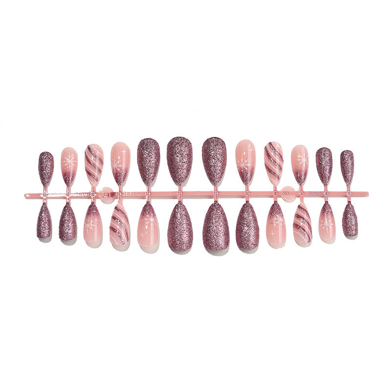 Glamorous Glittery Press-On Nail Collection Bowlift