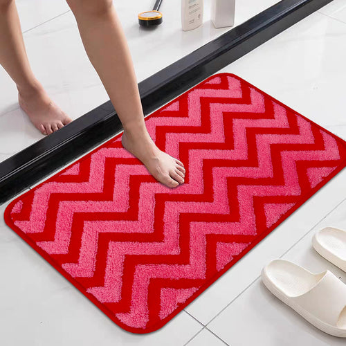 Chevron Pattern Anti-Slip Bath Mat Bowlift