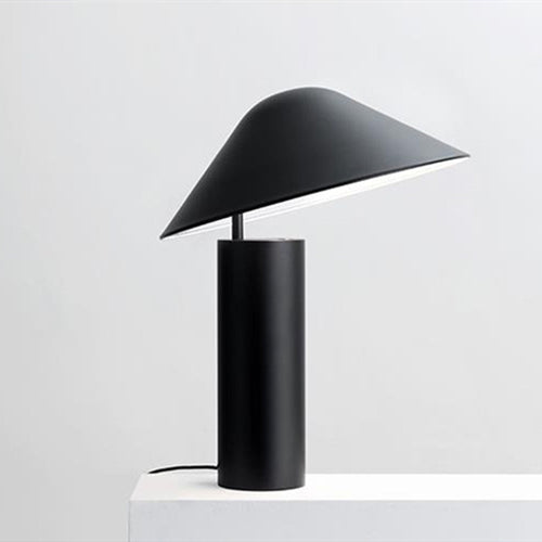 Modern Table Lamp with Sculptural Detail