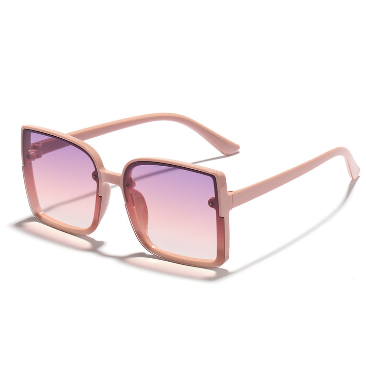 Women oversized square sunglasses with modern gradient effect Bowlift