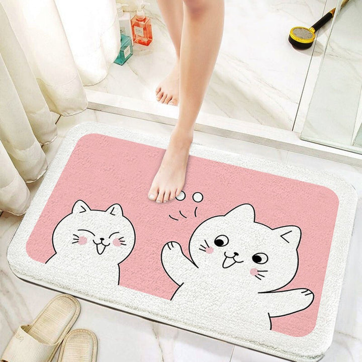 Fun Polar Bear Bath Mat Bowlift