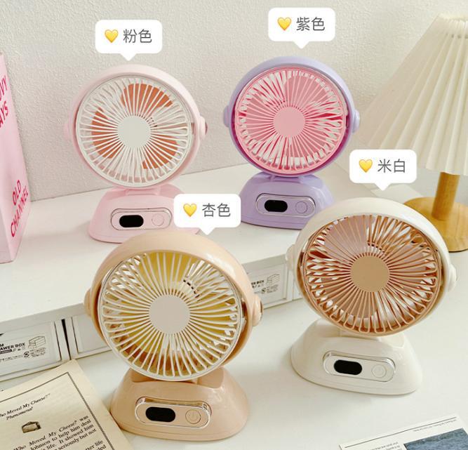 Women's portable table fan with tiltable head Bowlift