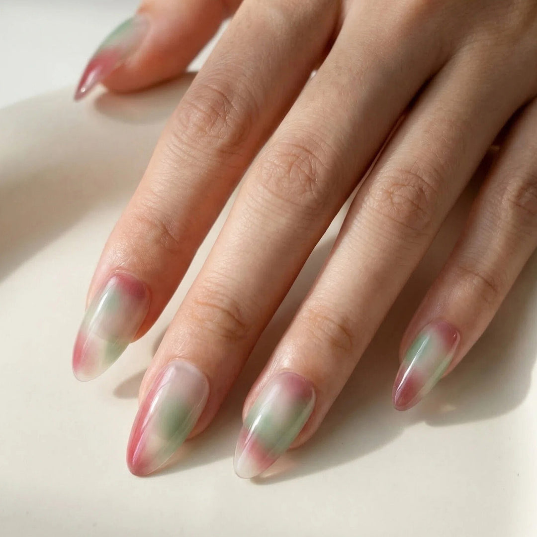 Artistic Ombre Press-On Nail Set Bowlift