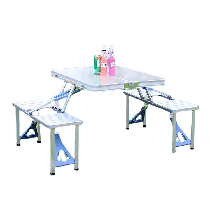 Foldable Picnic Table Set Bowlift