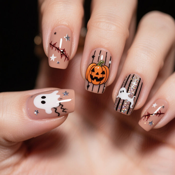 Halloween Themed Nail Art Bowlift