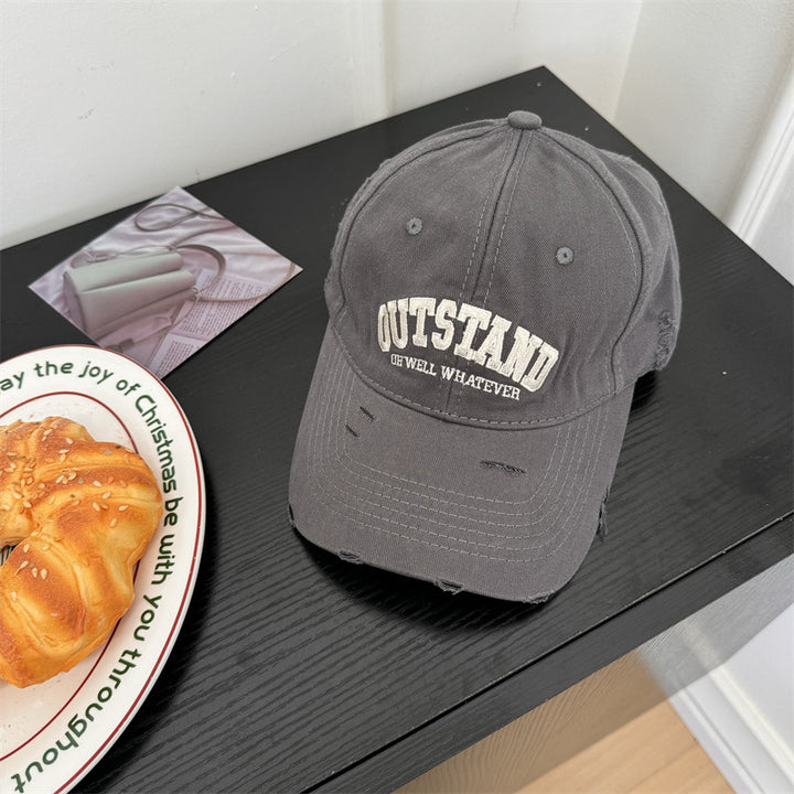 Men's Distressed Graphic Baseball Cap Bowlift 1783922124