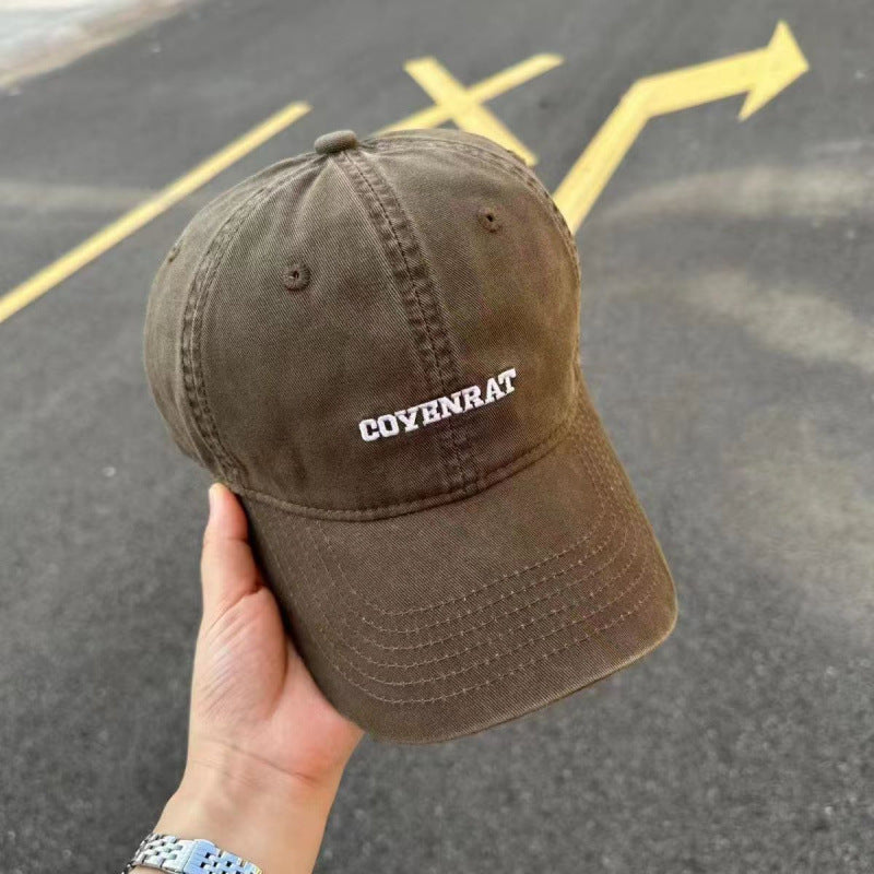 Men's Vintage-Style Cotton Baseball Cap Bowlift