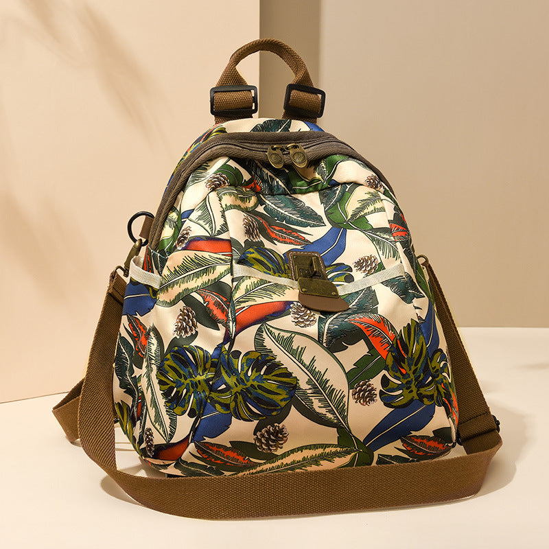 Trendy Graphic Print Backpack Bowlift
