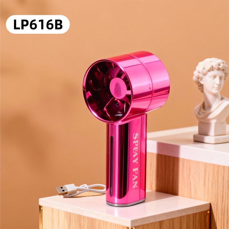 Women's Portable Handheld Fan with Spray Function Bowlift 1781628652