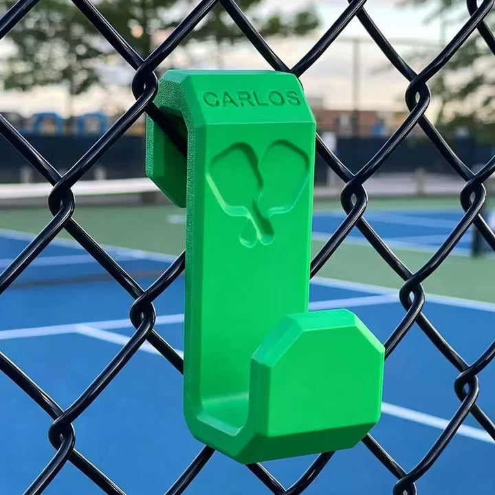 Clip-On Chain-Link Fence Paddle and Gear Hook Organizer Bowlift