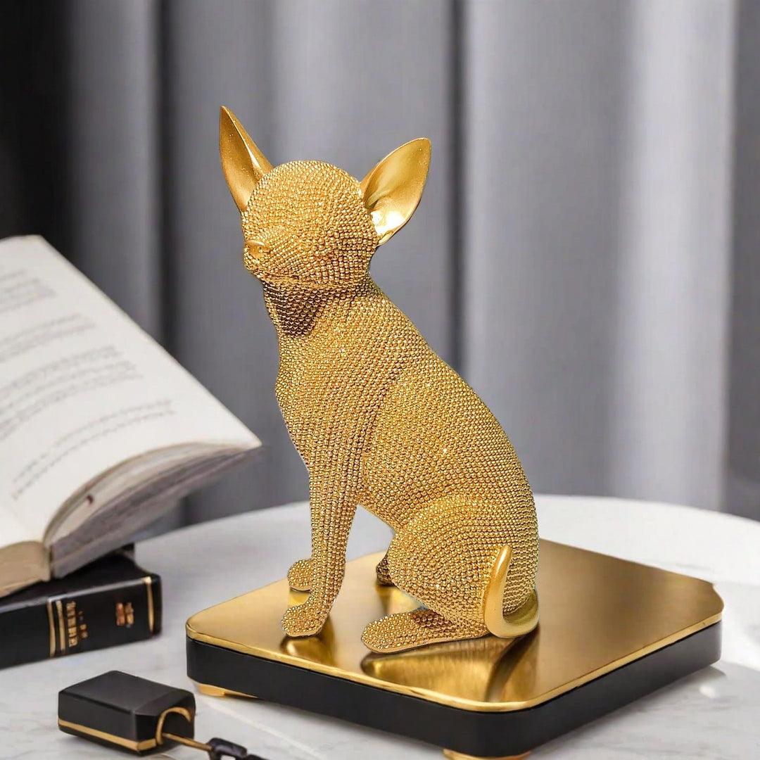 Decorative dog figure in modern design Bowlift