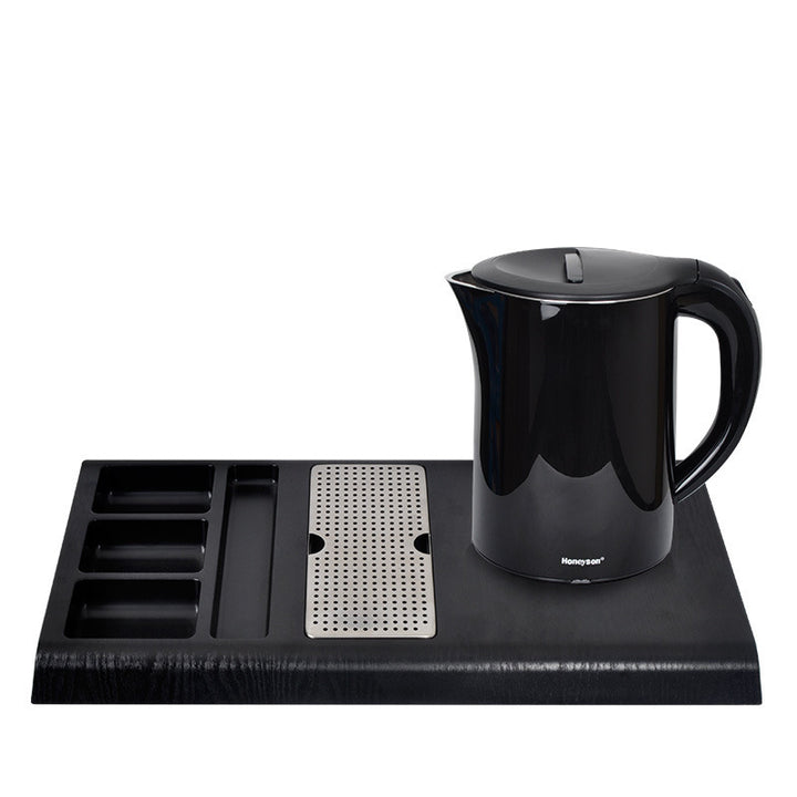 Electric Kettle with Integrated Organizing Tray Bowlift