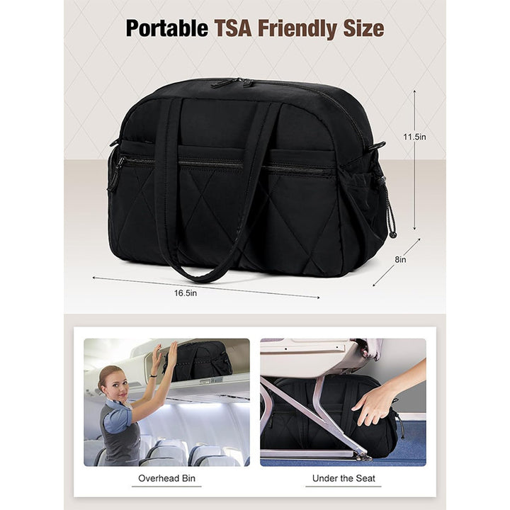 Elegant Travel Bag with Versatile Compartments Bowlift