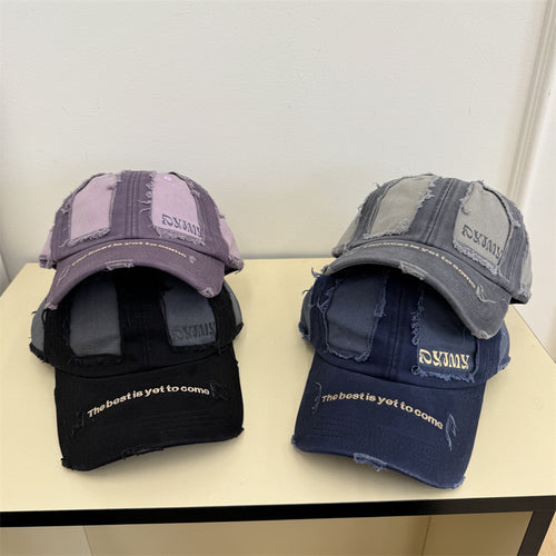Men's Distressed Vintage Graphic Baseball Cap Bowlift