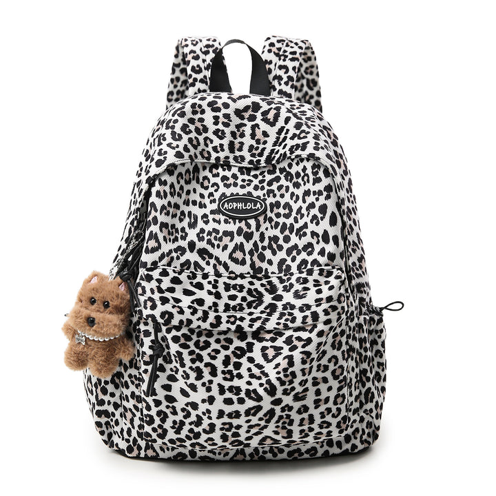 Animal Print Patterned School Backpack Bowlift
