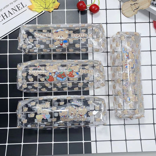 Cute Bear Patterned Pencil Case Bowlift