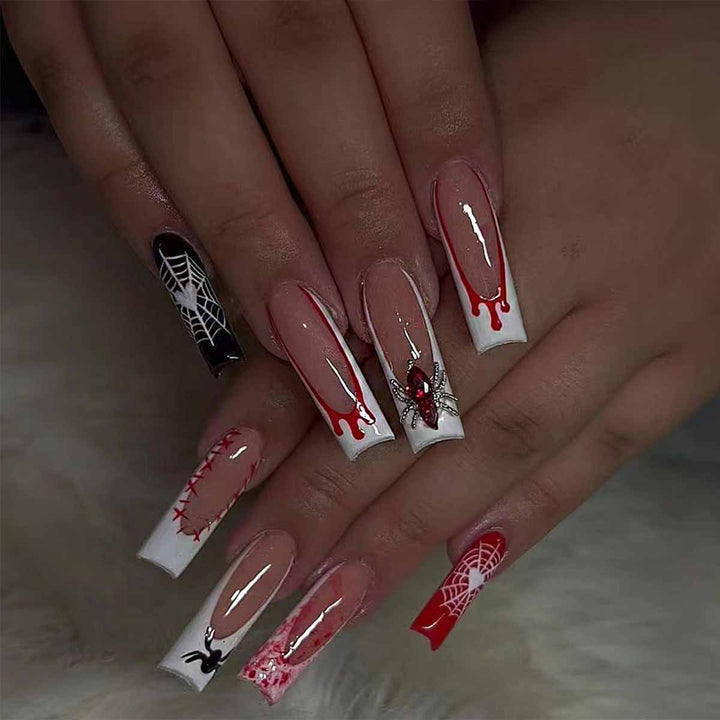 Creative Halloween-themed nail art Bowlift