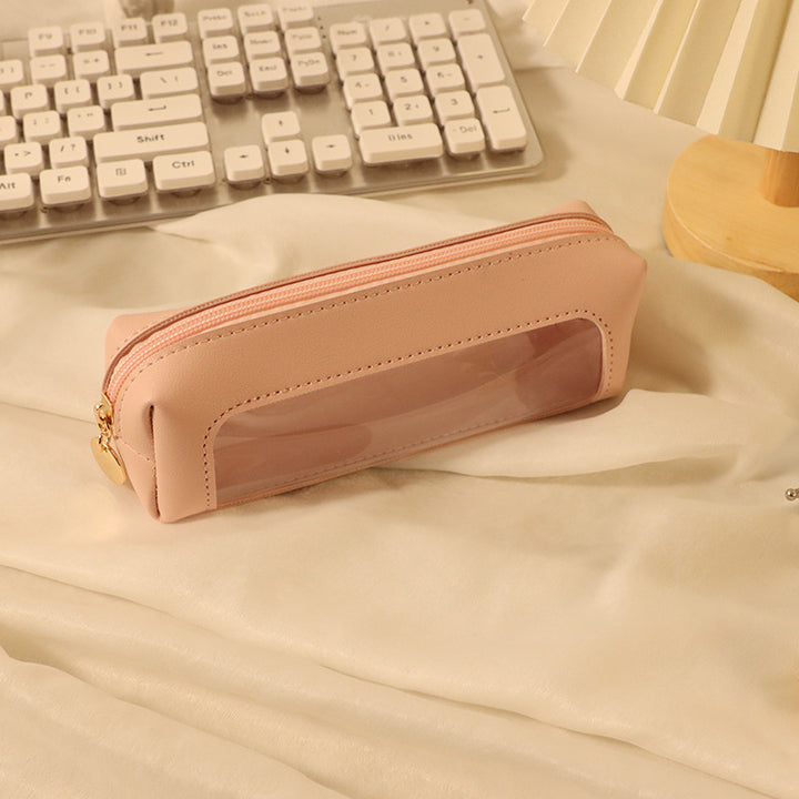 Stylish Leather Pencil Case Bowlift