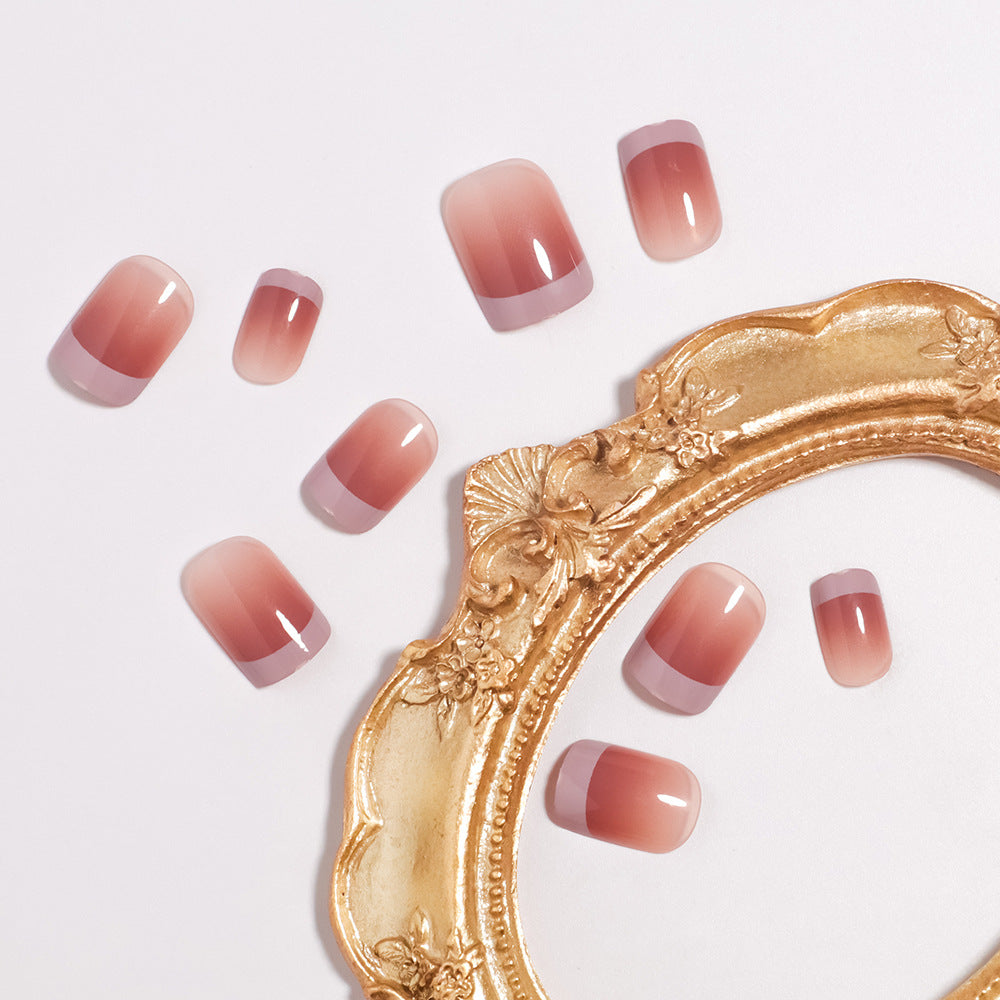 Elegant Ombre Nail Art Press-On Set Bowlift