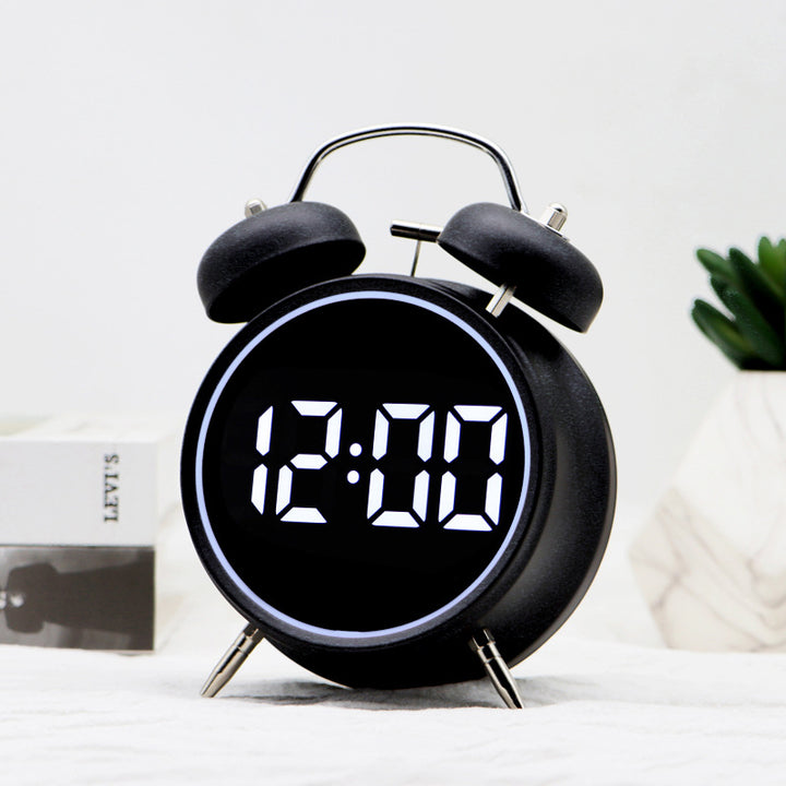Digital Alarm Clock with High-Resolution LED Display Bowlift