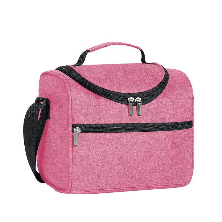 Insulated lunch bag with multi-compartment organizer and adjustable shoulder strap Bowlift
