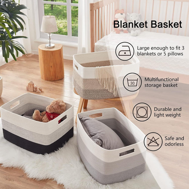 Women Open Storage Basket made of woven material Bowlift