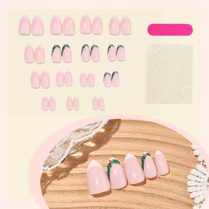 Nail art set with elegant floral accents Bowlift