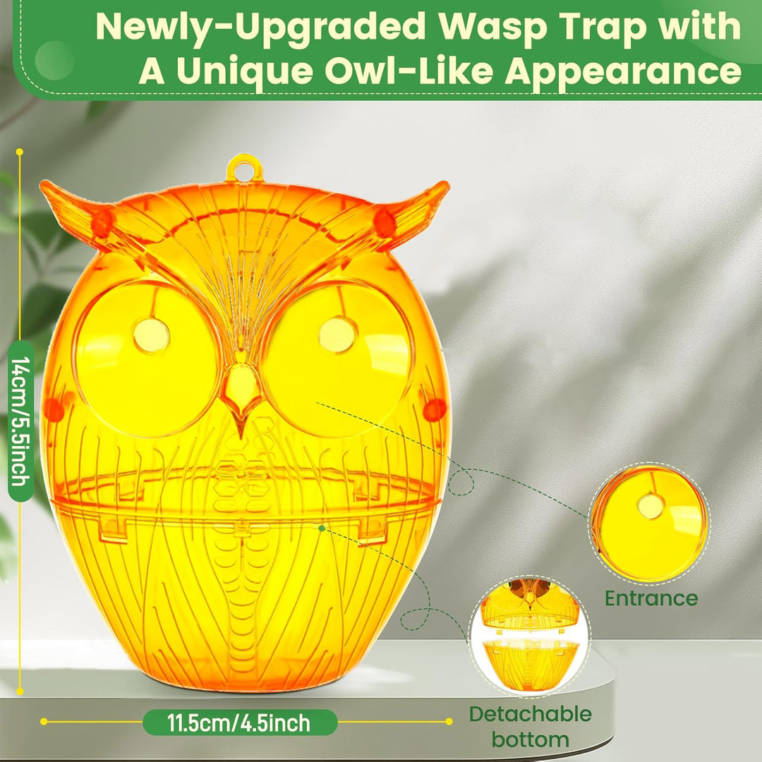 Decorative Insect Trap in Owl Design Bowlift