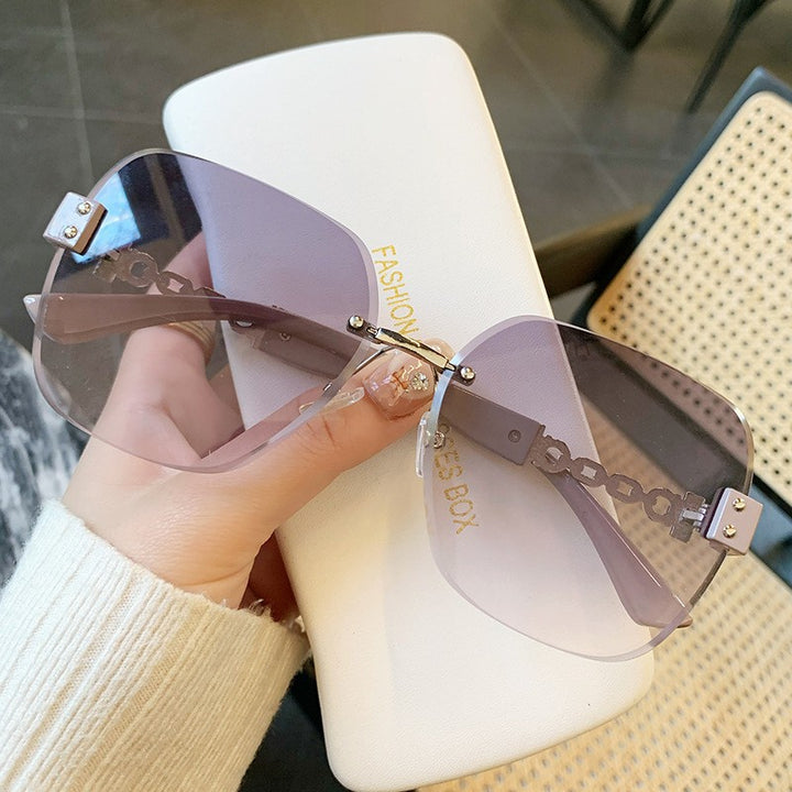 Stylish Oversized Shield Sunglasses
