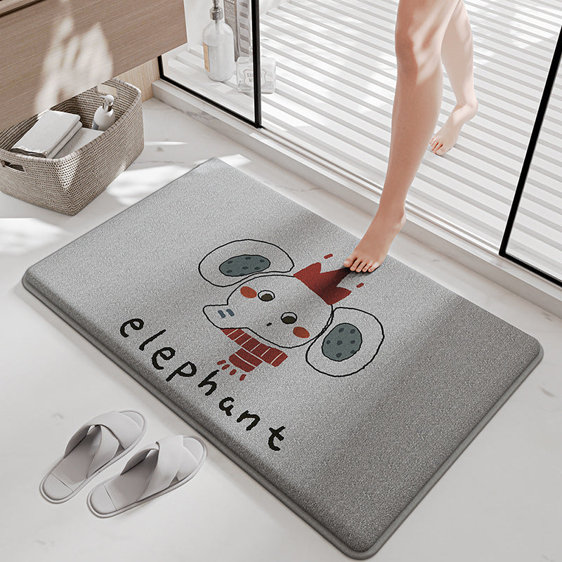 Cartoon-Themed Comfort Bath Mat