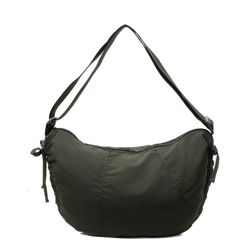 Casual Soft Fabric Hobo Bag Bowlift