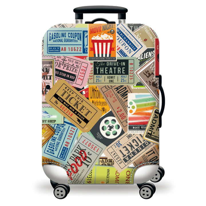 Geometric Travel Hard Shell Suitcase Bowlift