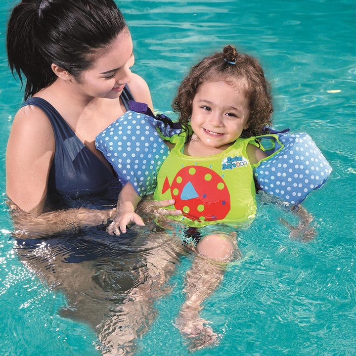 Women's swimming aid vest with integrated buoyancy bodies Bowlift